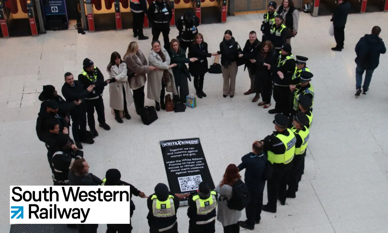 South Western Railway Joins ‘Race the Dark’ Event for White Ribbon Day 2025