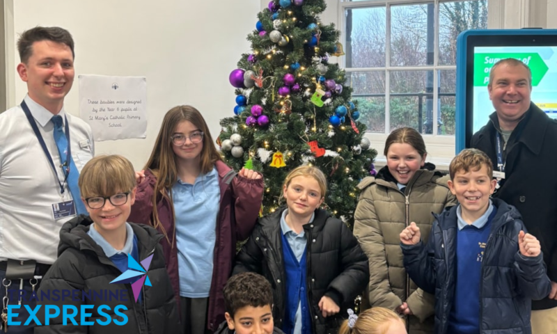 TransPennine Express and St Mary’s School Partner for Malton Station Christmas Makeover