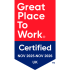 Great Place to Work Certified UK - Nov 2025 - Nov 2026