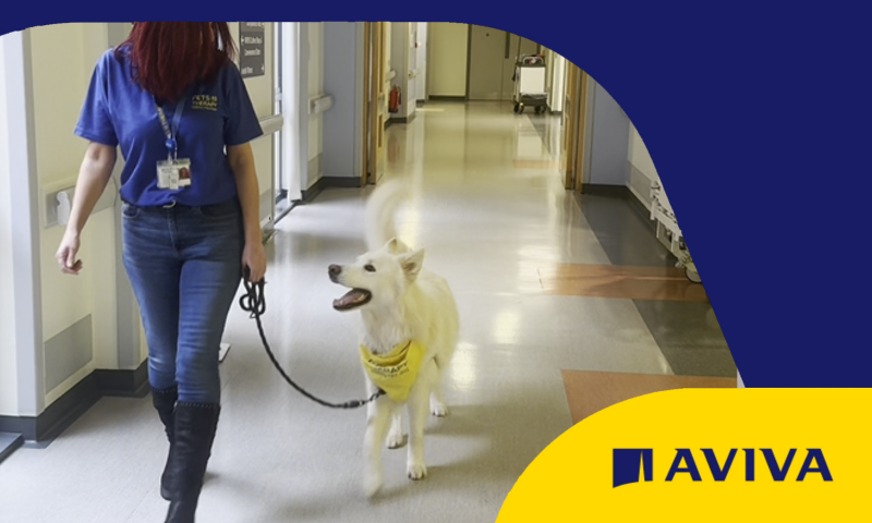 Lucy and Beau are Spreading Joy via Aviva’s Volunteering Policy