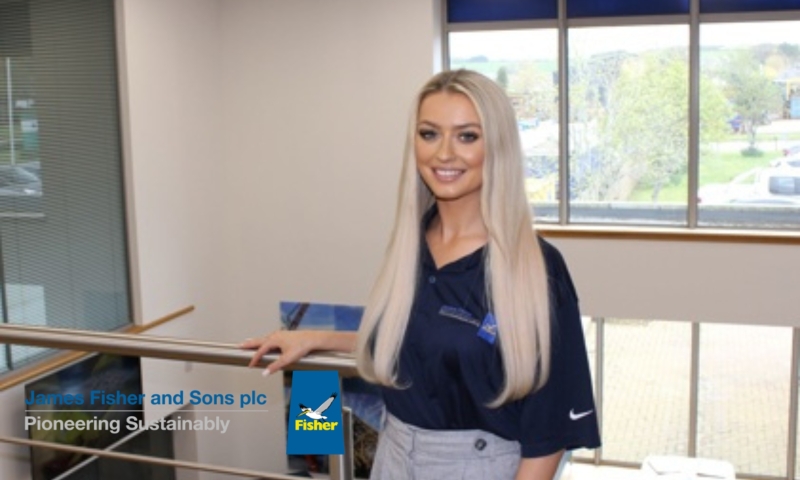 Taylor Erridge a young white women with blond hair wARING A BLUE TSHIRT AND JEANS