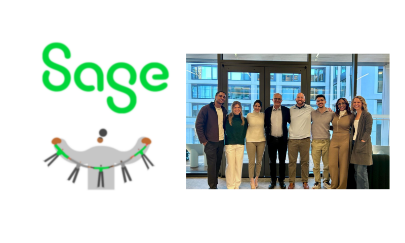 Joy with Sage people.