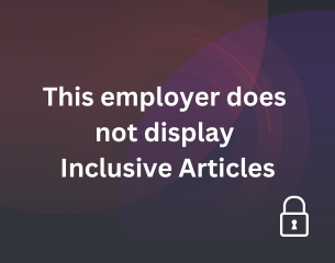 This Employer does not display Inclusive Articles