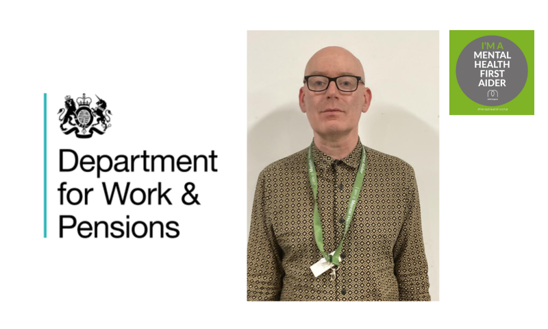 Sean , mental health first aider at DWP.