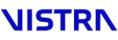 This is a wordmark logo for VISTRA set in bold, royal blue lettering against a plain white background.  Key design elements include:  Text: The word "VISTRA" is written in uppercase, modern sans-serif typography with strong, geometric proportions.  Stylized Characters:  V: Features a smooth, rounded bend at its bottom vertex instead of a sharp point.  S: Designed with soft, sweeping inner curves paired with clean, flat-cut terminals.  A: Rendered in a minimalist, crossbar-less design consisting of a straight vertical left stem and a sloped right diagonal, visually echoing the outer slant of the starting V.  Color & Tone: A rich, vibrant royal blue set against a white canvas, creating a clean, tech-forward, and professional corporate aesthetic.