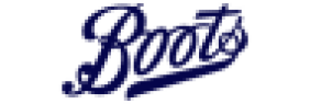 This is the classic wordmark logo for the British health and beauty retailer, Boots.  Typography & Style: Features a flowing, traditional cursive script font with connected lettering. The capital letter 'B' is bold and ornate, with decorative loops on the left side.  Distinctive Features: A prominent upward-curving stroke extends underneath the letters 'oots', acting as a underline or base flourish anchored from the letter 't'.  Colour Palette: Presented in a deep, dark navy blue set against a clean white background.  The design combines an elegant, historic apothecary feel with a recognizable modern brand identity.