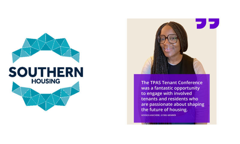The TPAS Tenant Conference was a fantastic opportunity to engage with involved tenants and residents who are passionate about shaping the future of housing.  - Gossica Anichebe, G15 Resident Group member