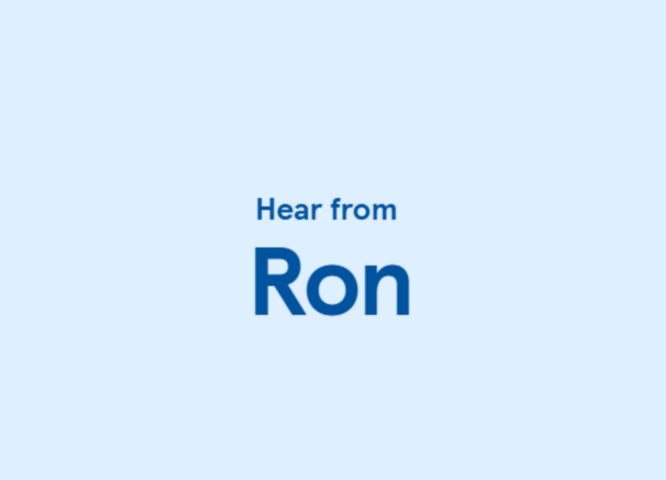 Here from Ron at Tesco