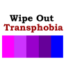 Image of the Wipe Out Transphobia logo