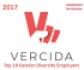 VERCIDA top 10 Gender Diversity Employers of 2017